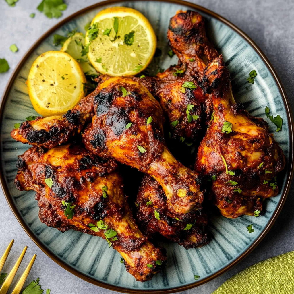 Recipe preparation for Tandoori Chicken