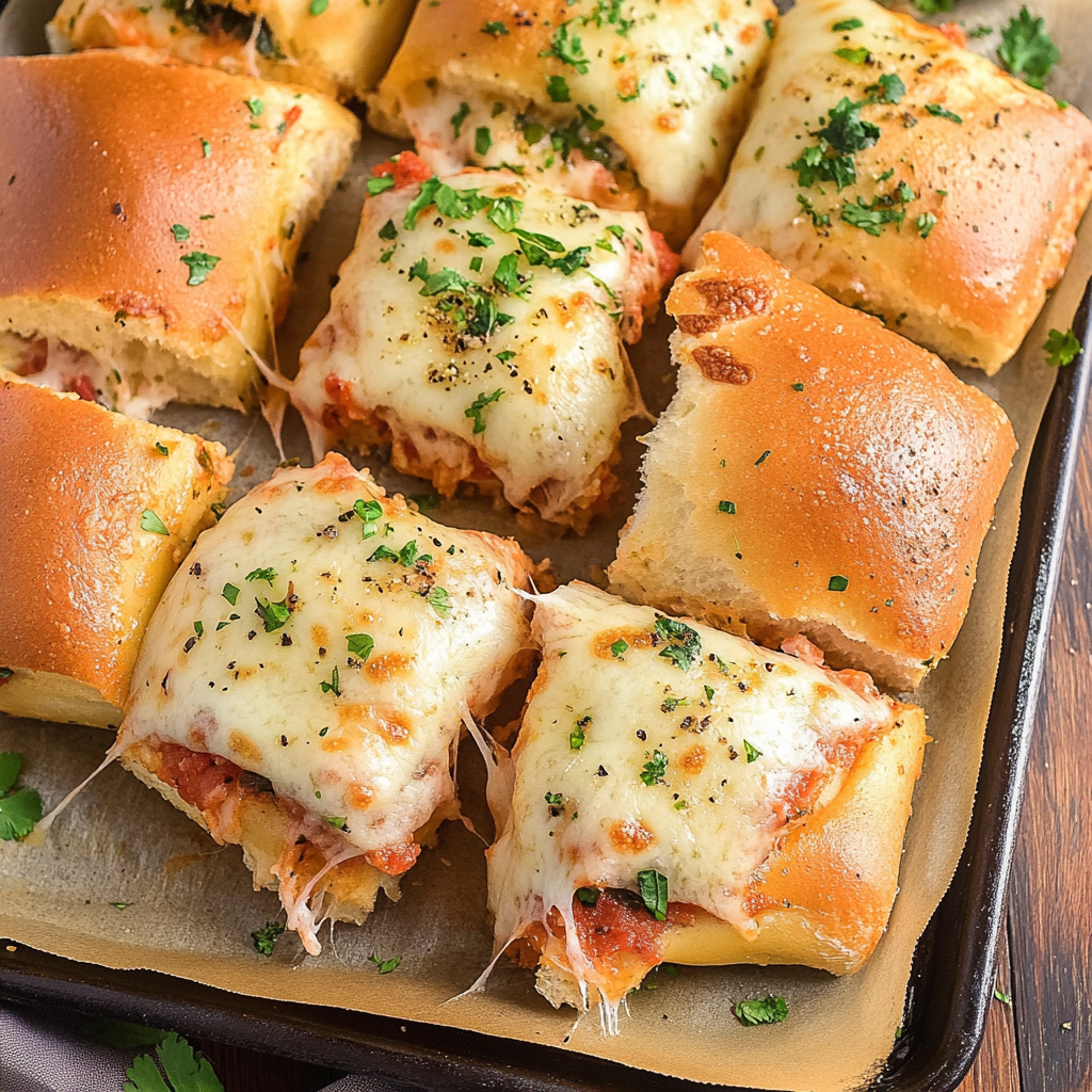 Recipe preparation for easy one pot pizza sliders