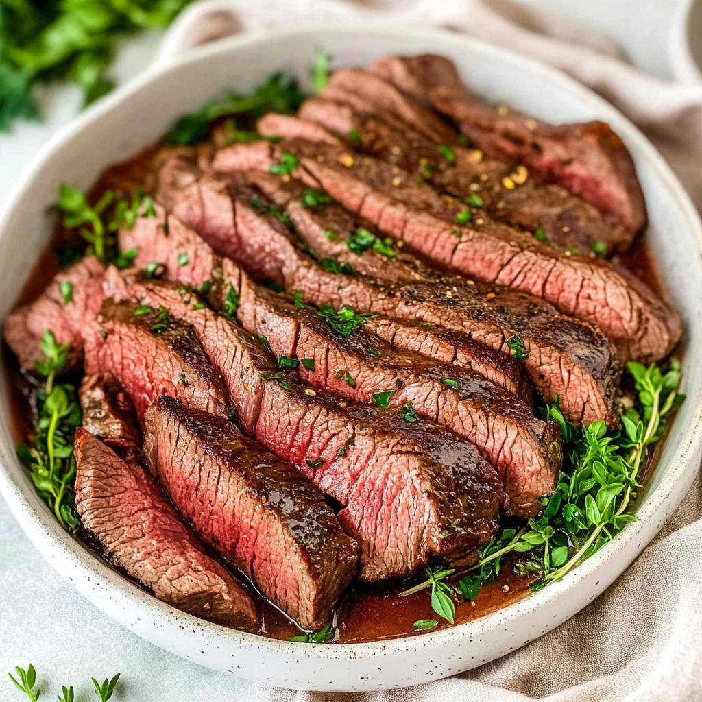 Recipe preparation for Easy Tender London Broil