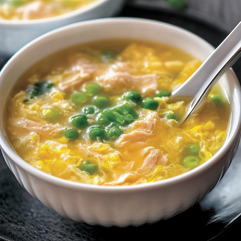 Recipe preparation for Egg Drop Soup