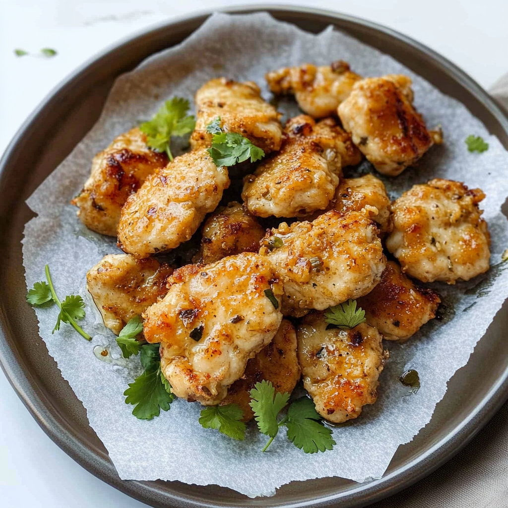 Recipe preparation for Hawaiian Garlic Chicken