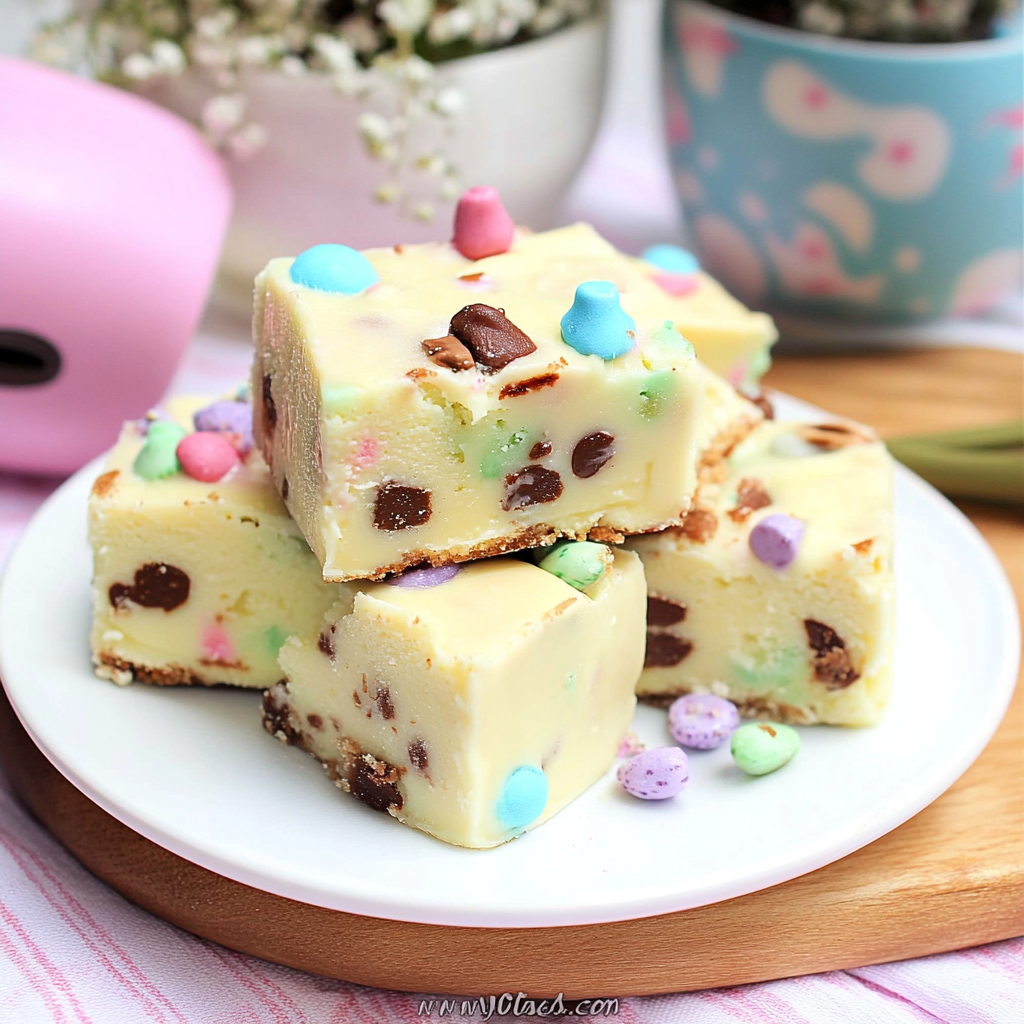 Recipe preparation for Easter Fudge