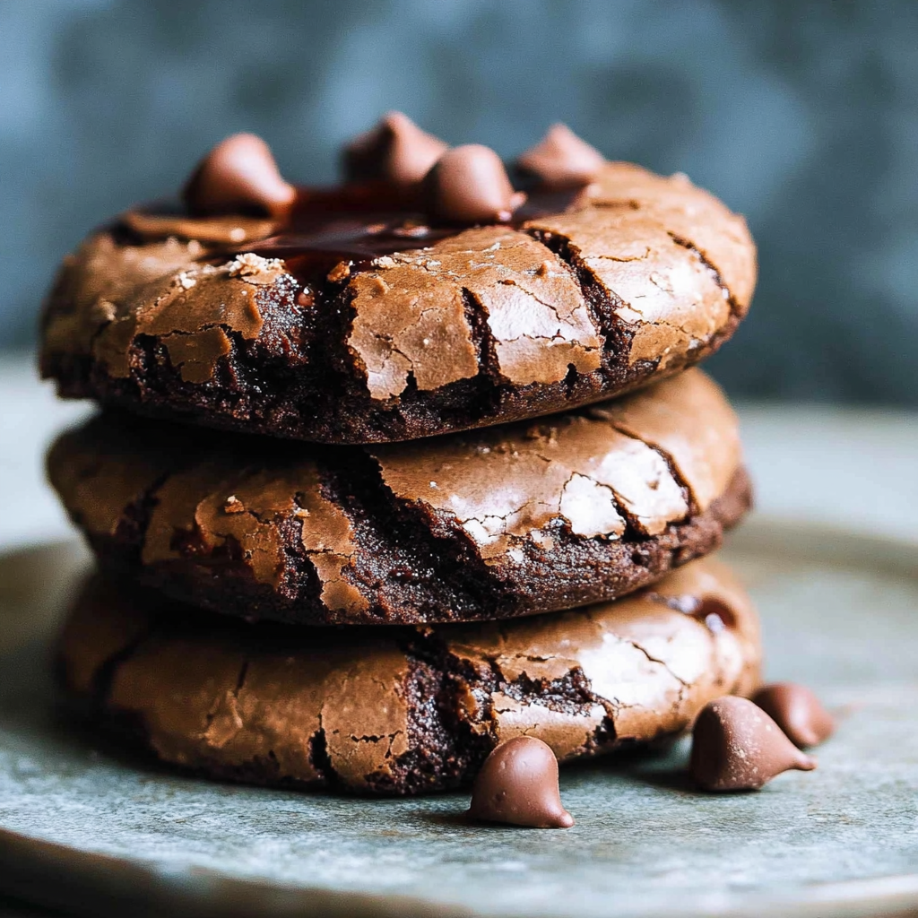 Recipe preparation for Chocolate Meringue Cookies