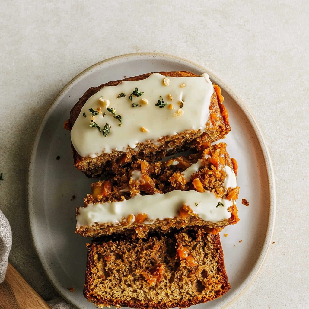 Recipe preparation for Carrot Cake Bread