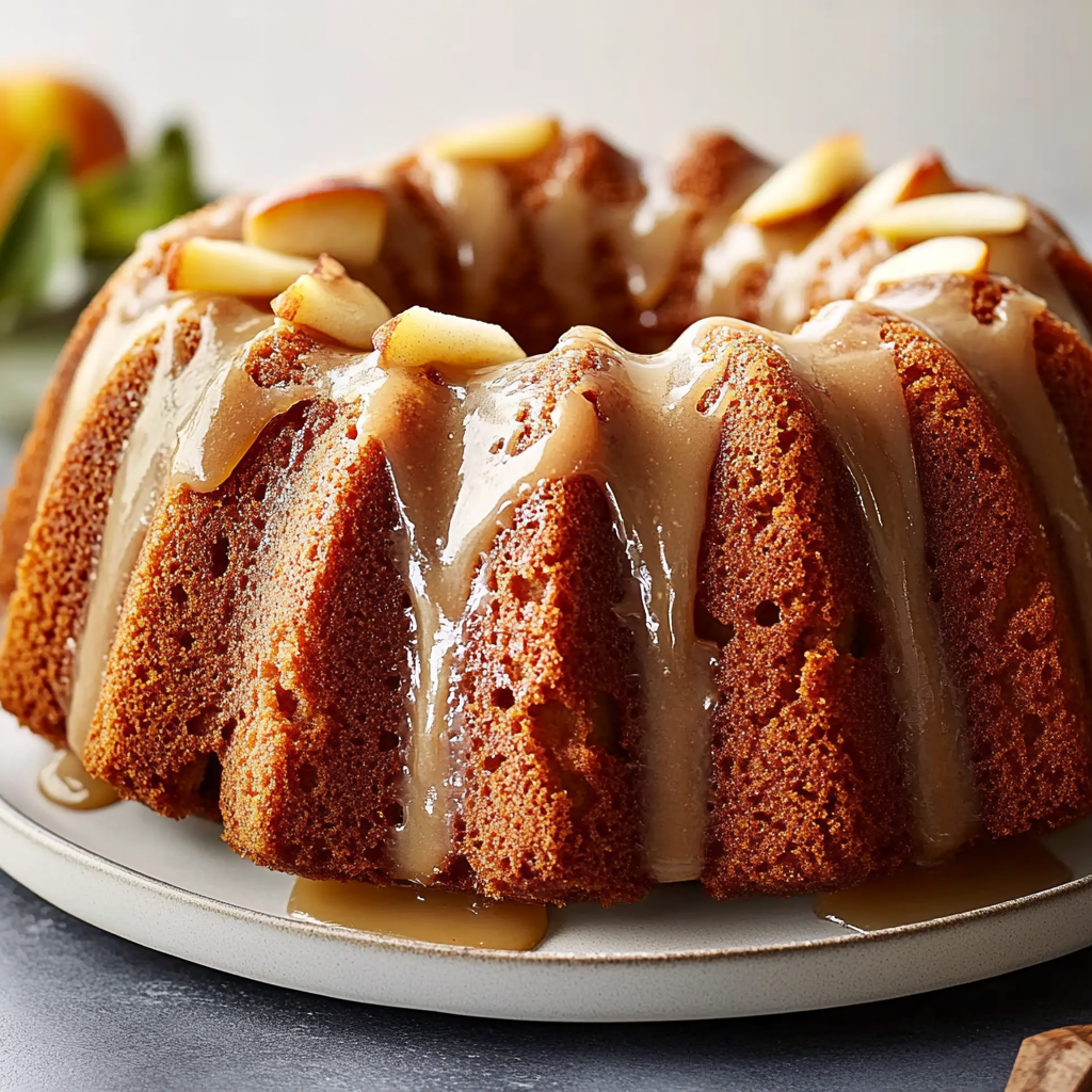 Recipe preparation for apple bundt cake