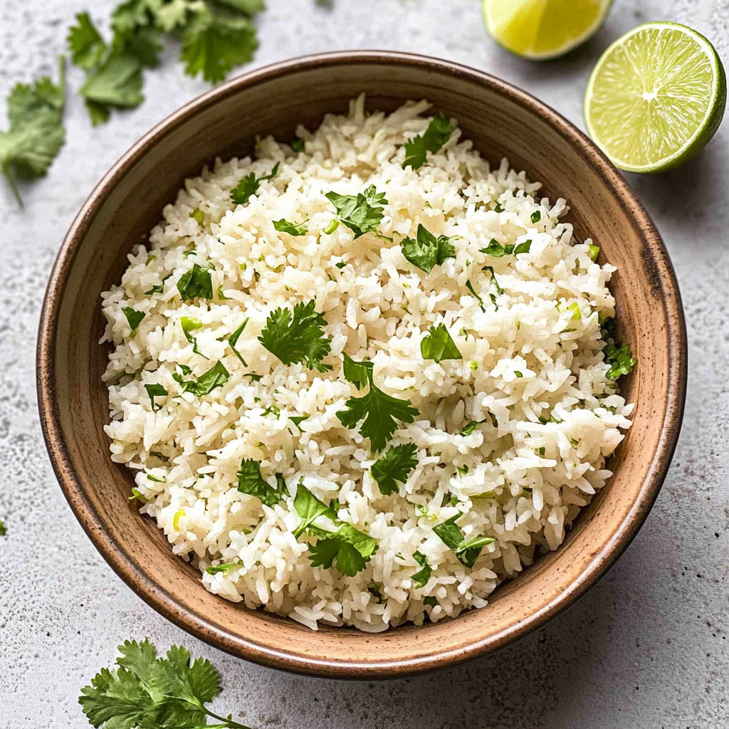 Recipe preparation for Cilantro Lime Rice