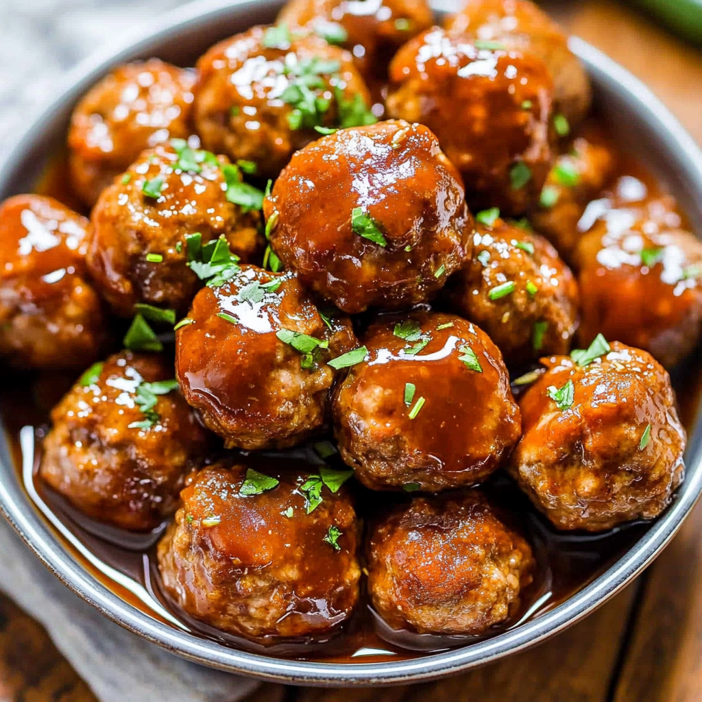 Recipe preparation for Korean BBQ Meatballs with Spicy Mayo Dip