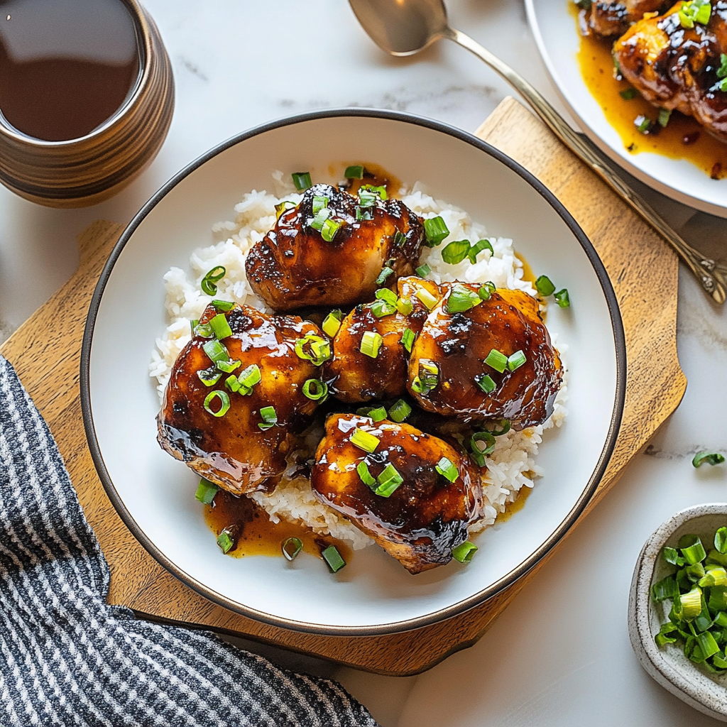 Recipe preparation for Hawaiian-Style Shoyu Chicken